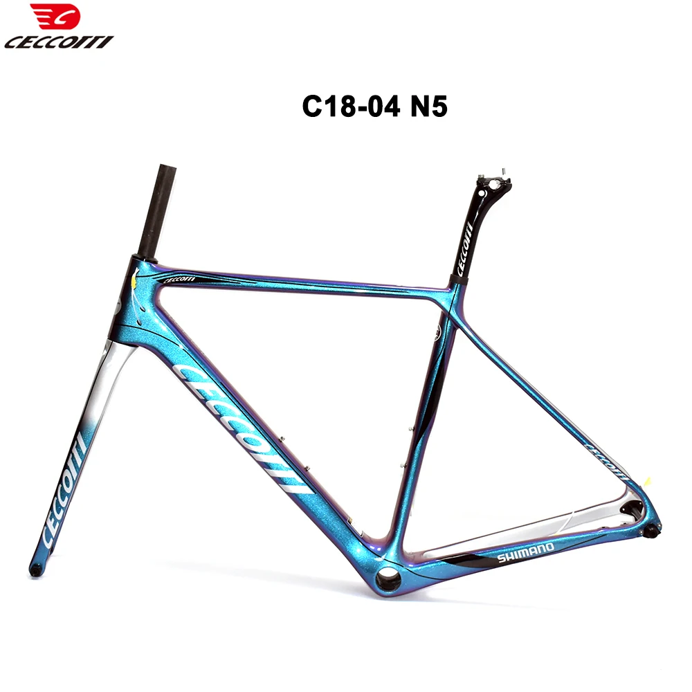 CECCOTTI RF18 Model Carbon Road Bike Frame Disc Brake  B86 Frameworks Max Tires 25mm Bicycle Frameset image 5
