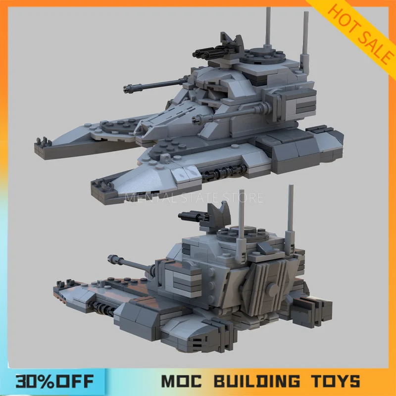 414PCS Customized MOC Imperial TX-130T Fighter Tank Building Blocks Technology Bricks DIY Creative Assembly Toys Holiday Gifts