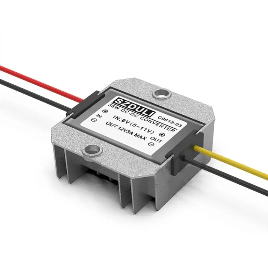 Input 5-11v Aluminium Boost Converter Output Dc 12v Modul Regulator 3a 36w