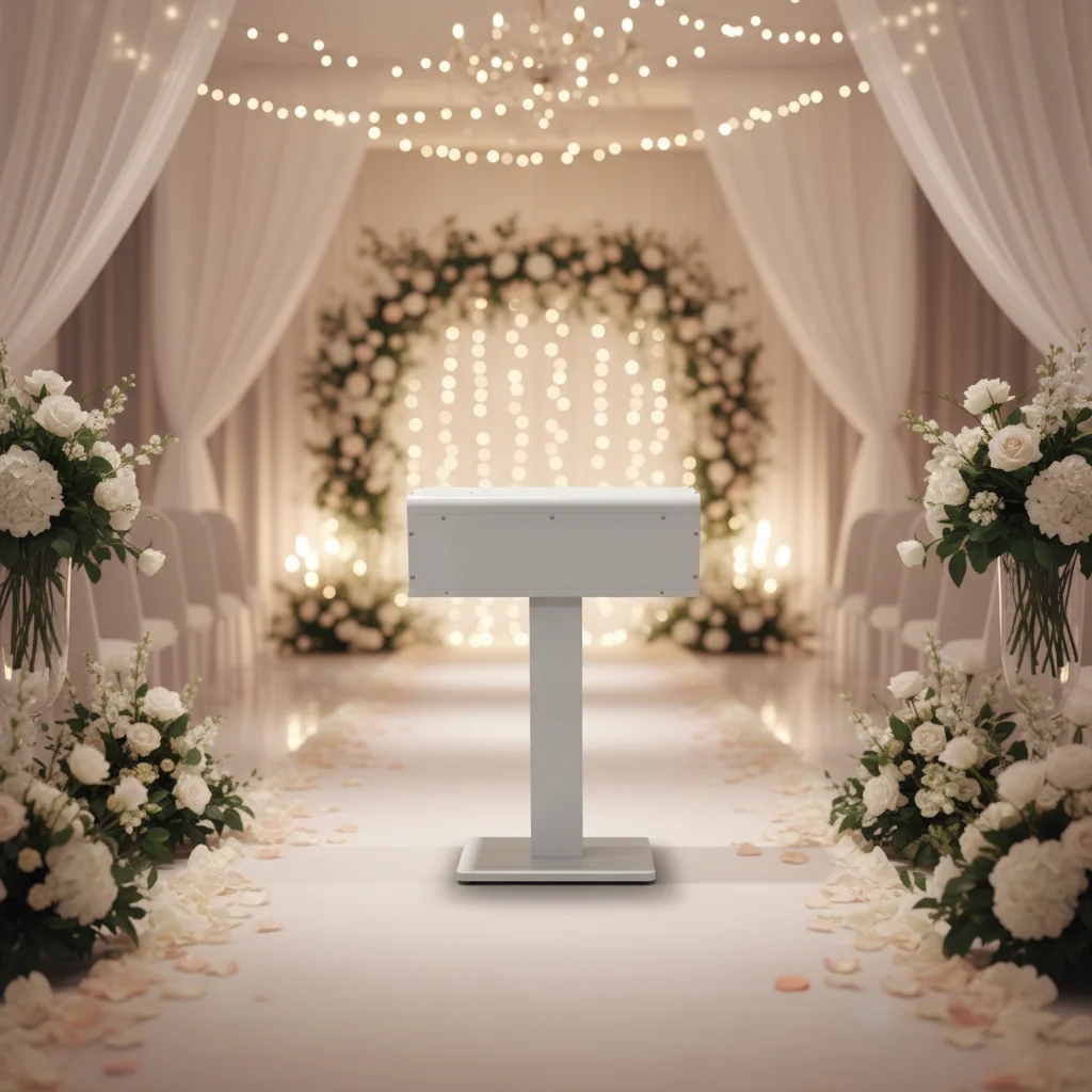 Photo Booth Printer Bracket Holder with Dust Cover Stand Accessory for Wedding Party Event Kiosk