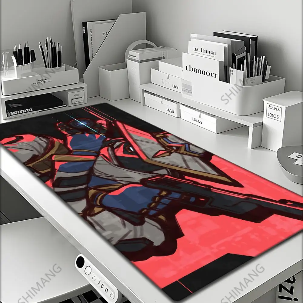 

VALORANT Cypher Large Gaming Mouse Pad Computer Mousepad PC Gamer Laptop Mouse Mat Office Mausepad XXL Keyboard Mat Desk Pad