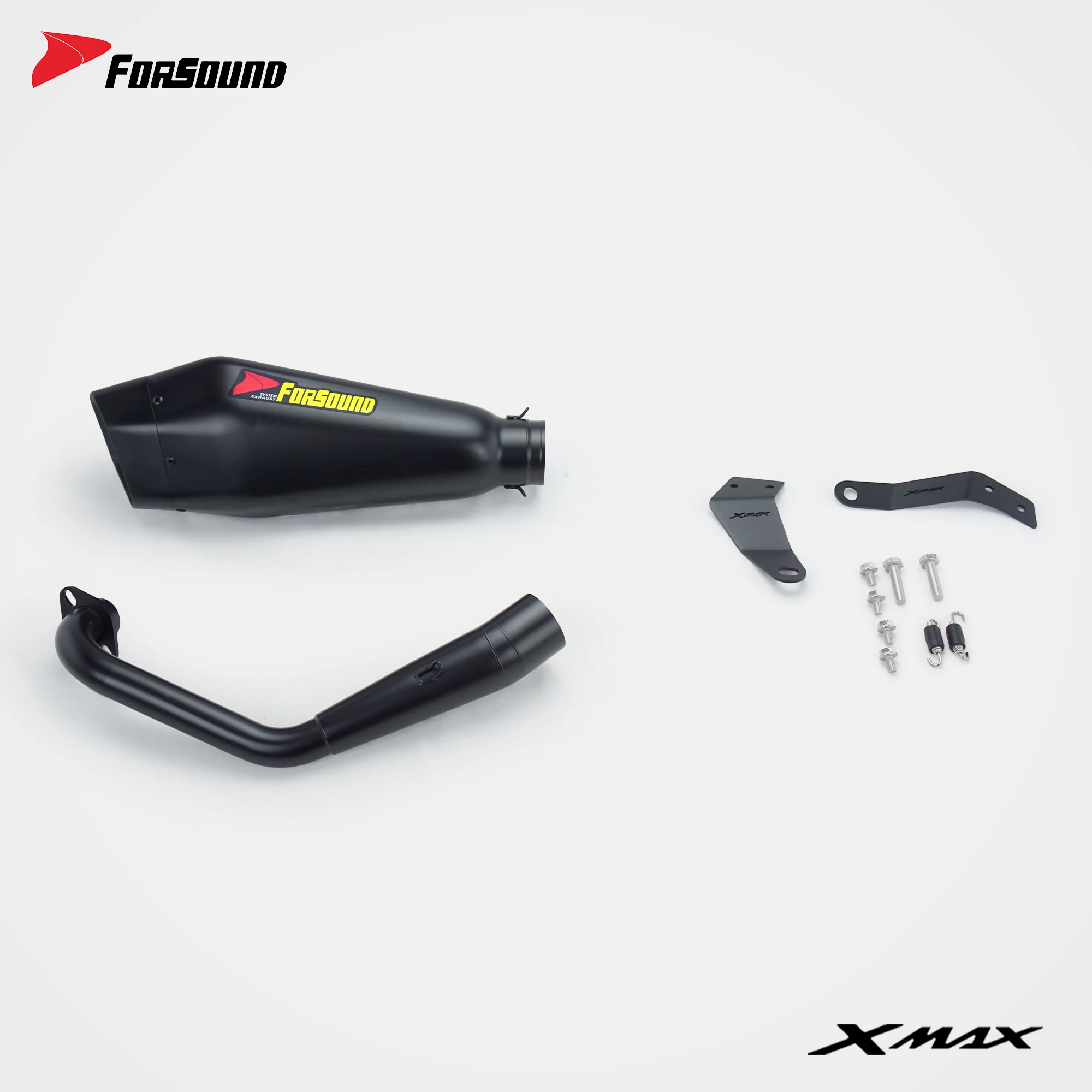 Forsound Factory Wholesale Price X-MAX300 Titanium Exhaust Valved Muffler with Mid Pipe Resonator