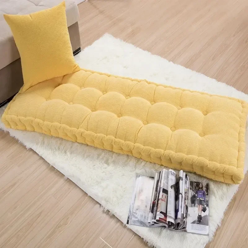 Custom Size Sofa Cushion Chair Seat Thickened Long Bench Cushion Pad Decorative Cushions For Garden Lounger/Bay Window Pad