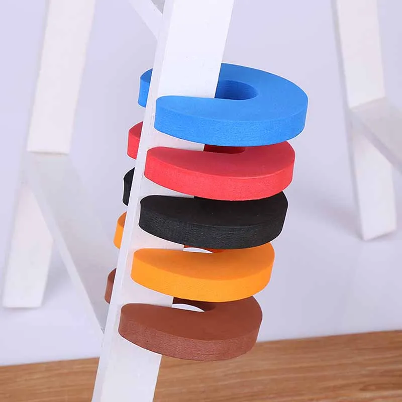 1/5pcs Baby Safety Door Stoppers EVA Soft Foam Door Clip C Shape Anti Pinch Protect Door Stopper Kids Protection Door Stop