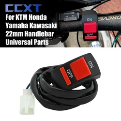 Motorcycle Headlight Switches ON/OFF Button Warning Light Switch Flameout Switch For Honda Yamaha KTM Kawasaki ATV Scooter Bike