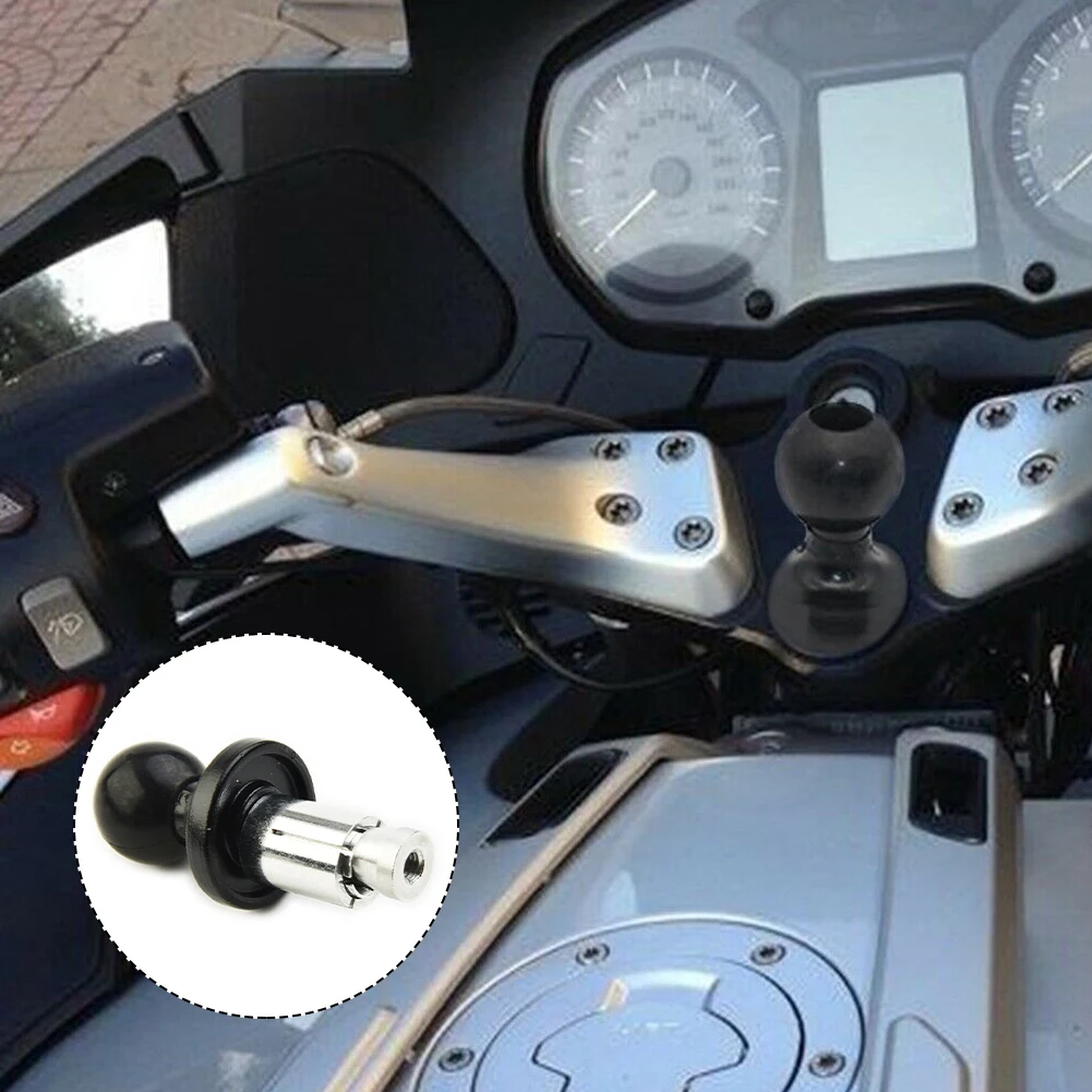 Motorcycle Bicycle Aluminum Mount Fork Stem Base Kit With Ball Head For RAM Mount Kit Mounted On The Cylindrical Round Hole