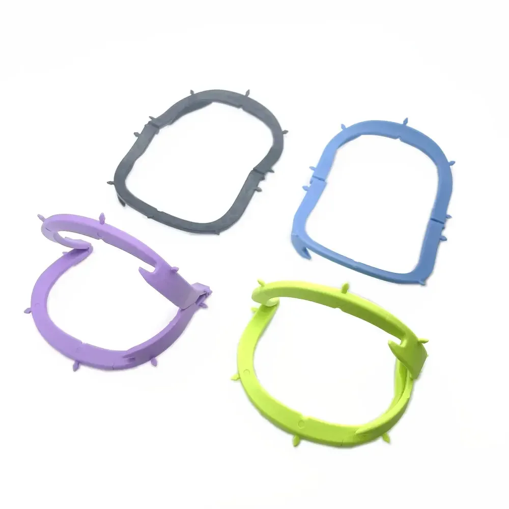 5/10pcs Dental Rubber Dam Frame Holder Plastic Folding Dam Frame Holder Dentistry Accessories Four Colors Dentistry Tools