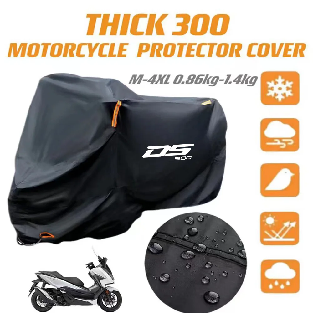 For Voge DSX 900 DS900X 900 DSX 2024 Thick 300D Silver Coated Windproof Motorcycle Protector Cover