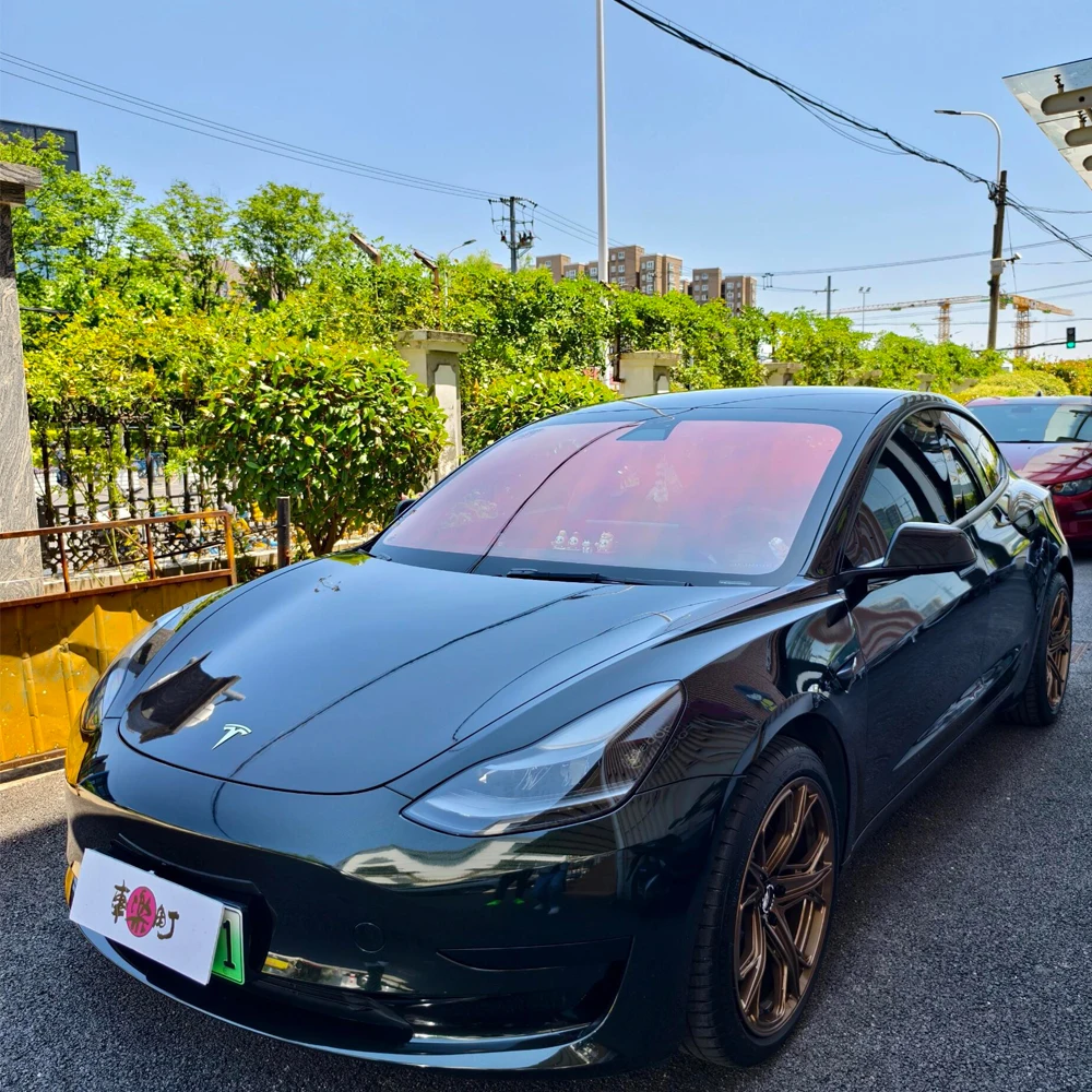 

1mX5m 89%VLT Red Chameleon Front Tint Film Car Windshield Window Film Auto Glass Sticker UV Proof Sun Solar Protection