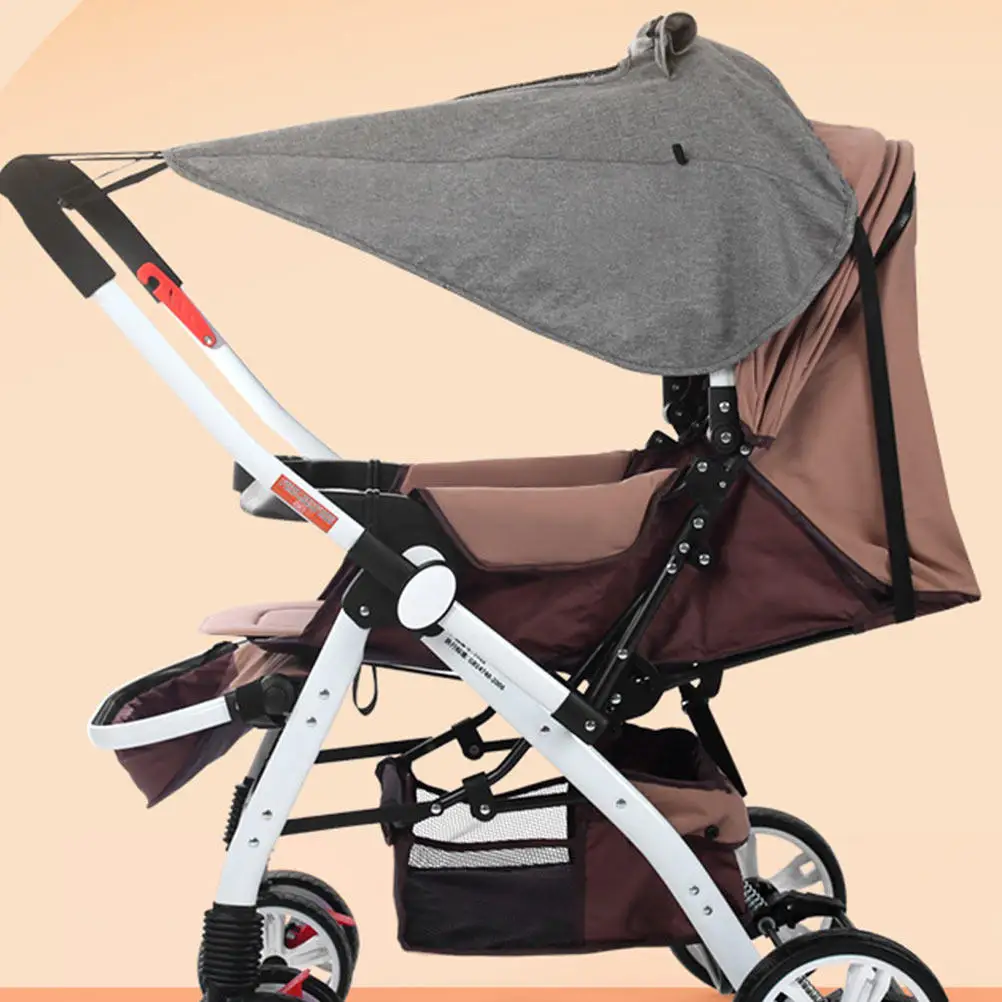 1Pcs Sunshade for Baby Stroller Waterproof Heat Resistant Uv Blocking Stroller Protector with Observation Summer