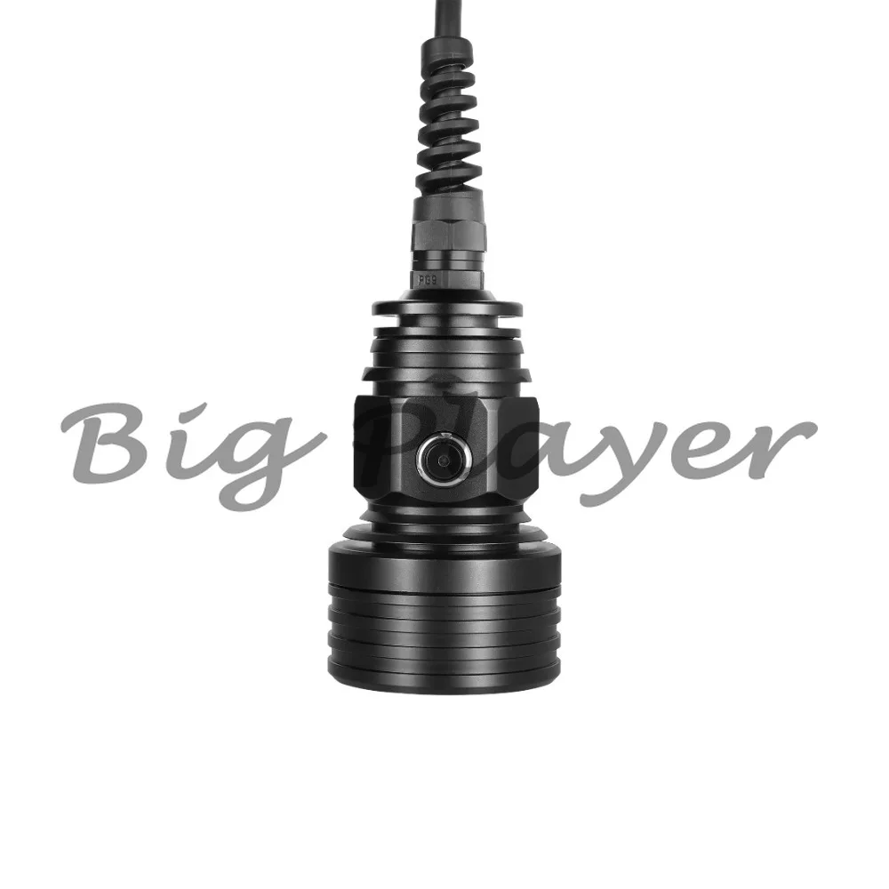 Professional Canister Dive Tool - 200m Underwater Primary Tool with Remote Battery Pack for Tech Divers