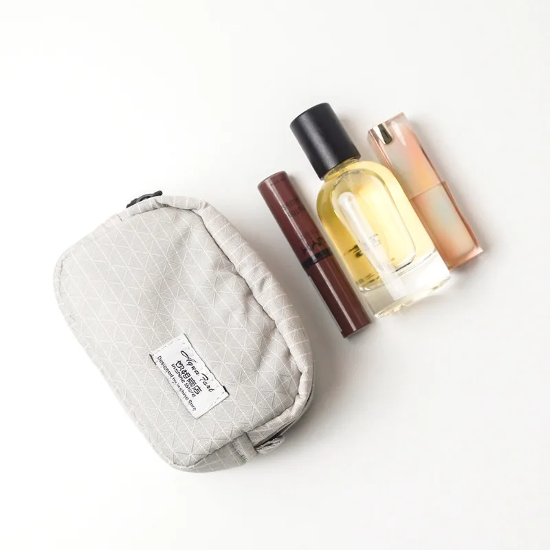 Drink Shop Small Camera Bag Sundries Bag Cosmetic Bag Nylon Waterproof Shockproof Lightweight Compact