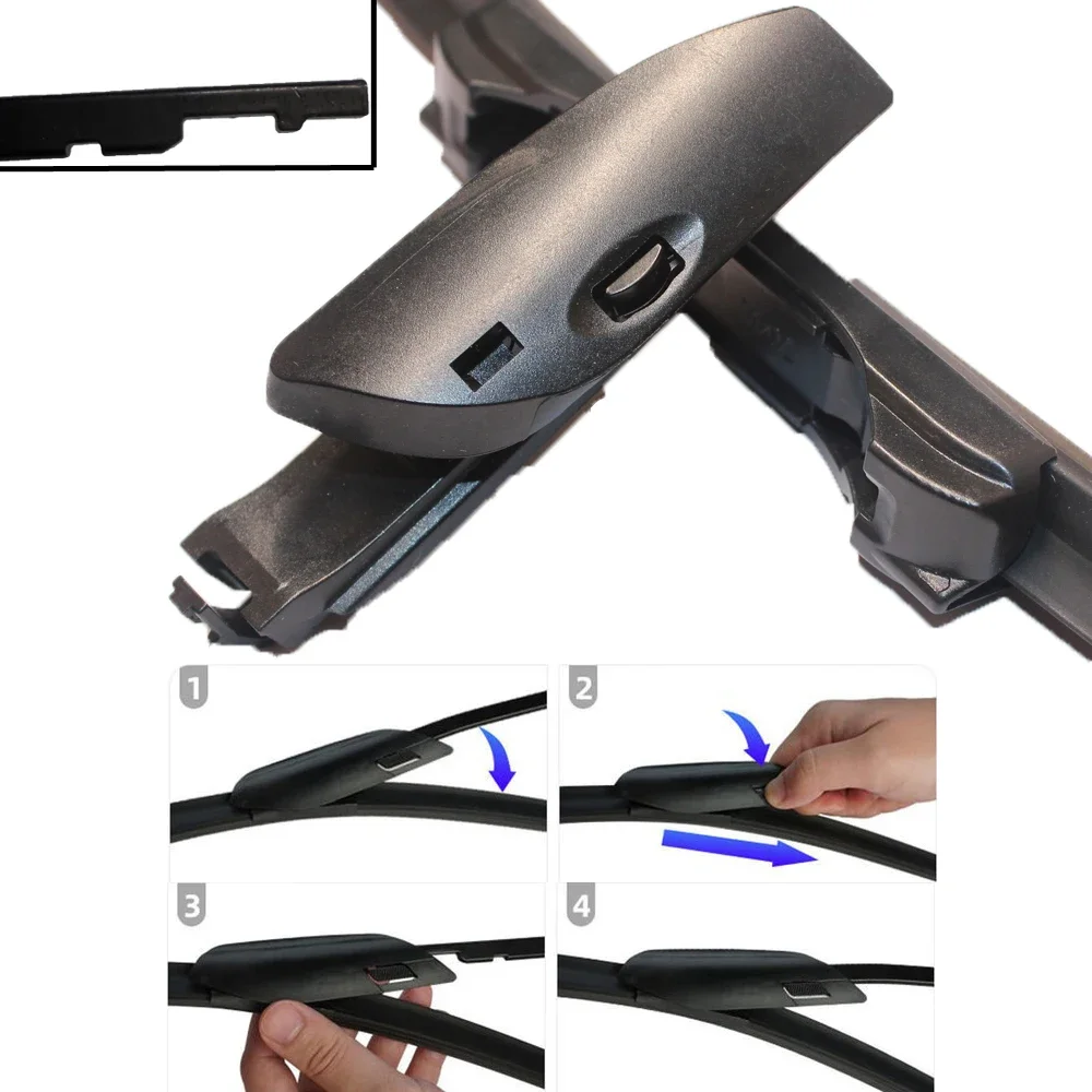 لسيارات BMW 2 Series Active Tourer U06 2021 2022 ملحقات تنظيف السيارة شفرة ممسحة نظارات نافذة شريط مطاطي استبدال الملء #6