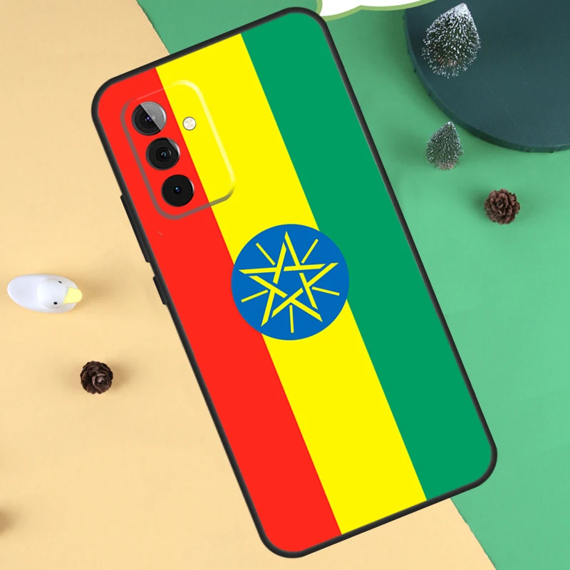 Ethiopia Flag Case For Samsung Galaxy A34 A54 A14 A13 A33 A53 A12 A32 A52 A71 A51 A25 A55 A35 A15 Cover