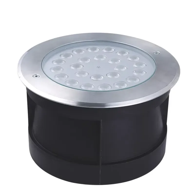 IP68 Waterproof Outdoor RGB LED Floor Light Warm White 3500K Color Temperature Landscape Lighting