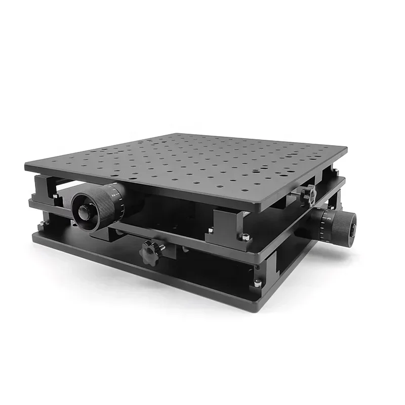 XY Two-dimensional Workbench Manual Displacement Translation Table For Laser Marking Machine XY150mm Moving Range