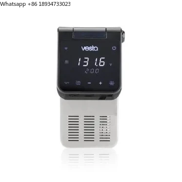 Vesta Commercial Immersion Circulator Vacuum Slow Cooking Machine with Digital Touchscreen Display Portable Sous Vide Cooker