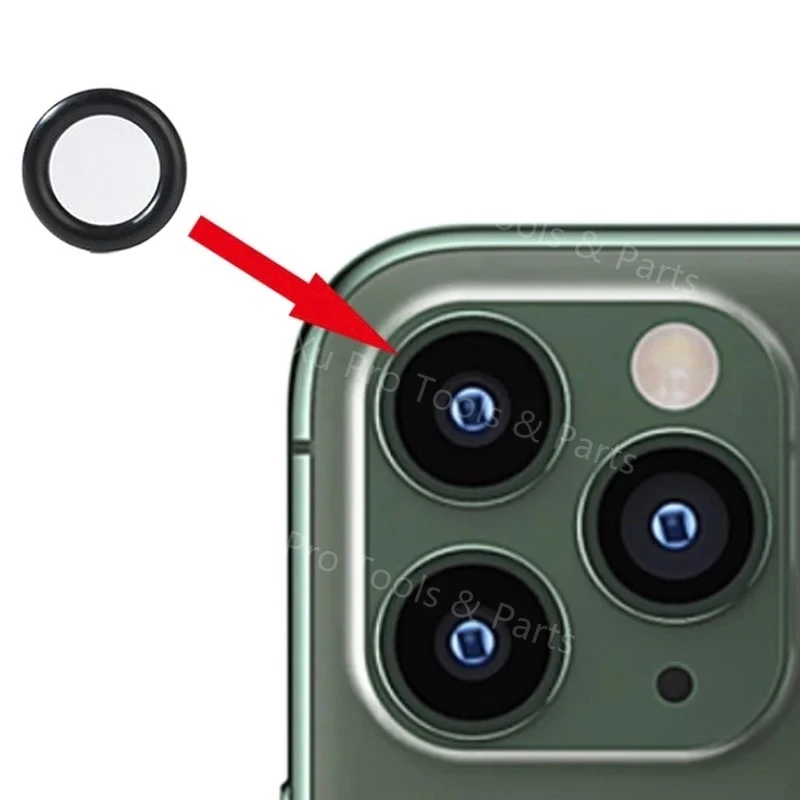 100pcs Anti Dust Hole Rubber Ring Rear Back Glass Camera Waterproof For iPhone X XS XR XSM 11 12 13 14 Pro MAX Parts