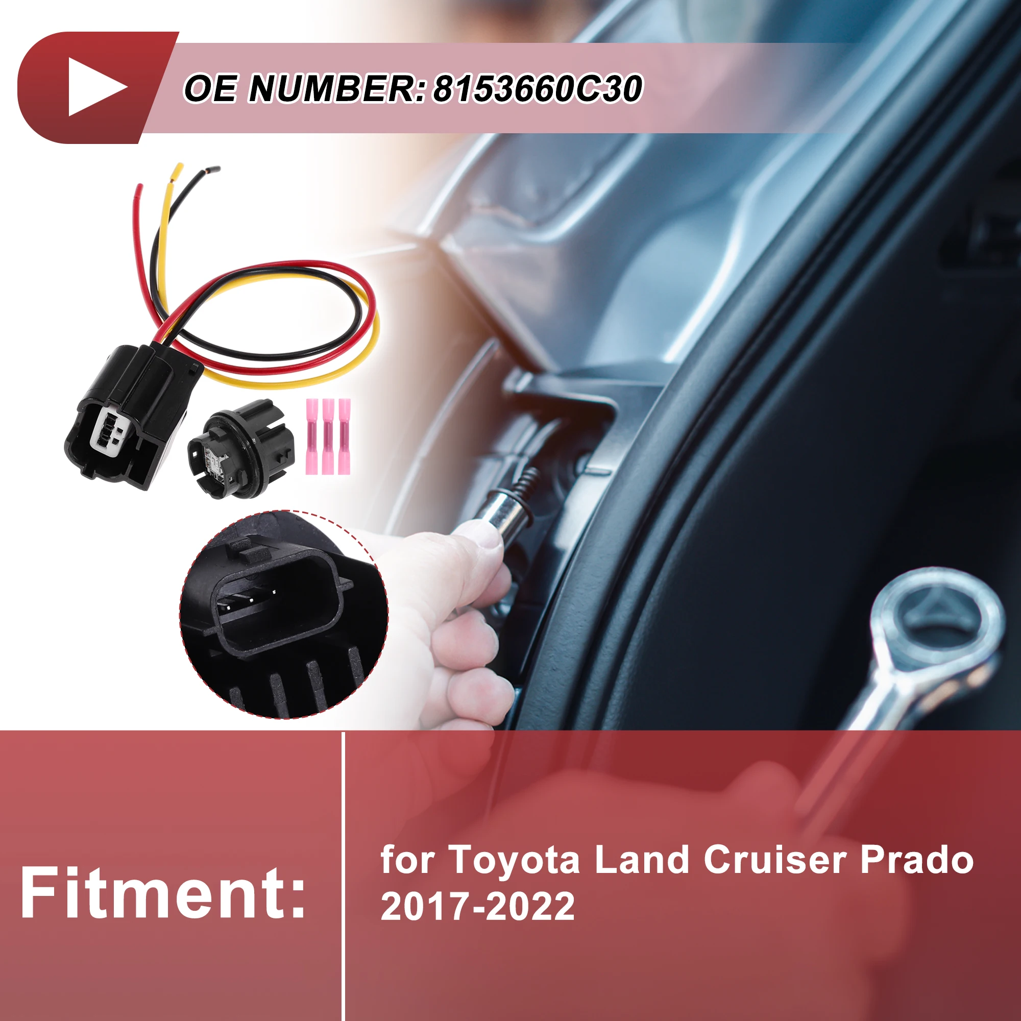 

X Autohaux Light Socket Wiring для Toyota Land Cruiser Prado 2017-2022 No 8153660C30