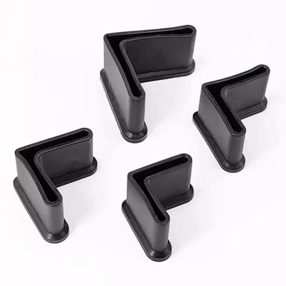 4/8/12PCS Angle Steel End Caps Corner Protector Caps Plastic L-Shaped Foot Cover Furniture Leg Caps Rounded Edges Waterproof
