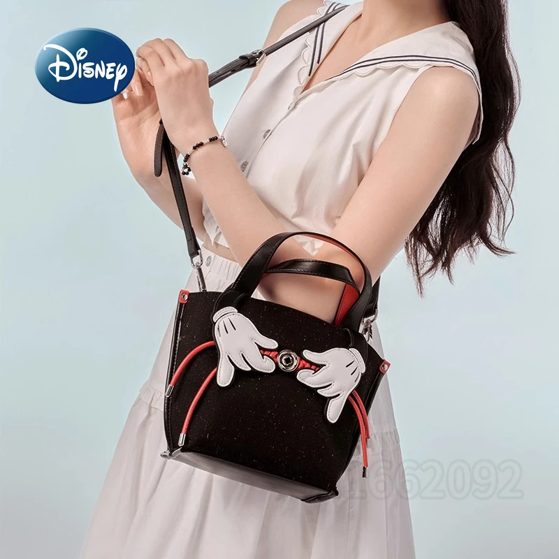 Disney Mickey New Women's Handbag Luxury Brand Original Women's Shoulder Messenger Bag High Quality Fashion Women's Bag