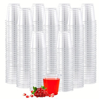 20Pcs Plastic Cups Disposable Cups Party Cups Suitable for Weddings Outdoor Events Gatherings Parties Mini Plastic Containers