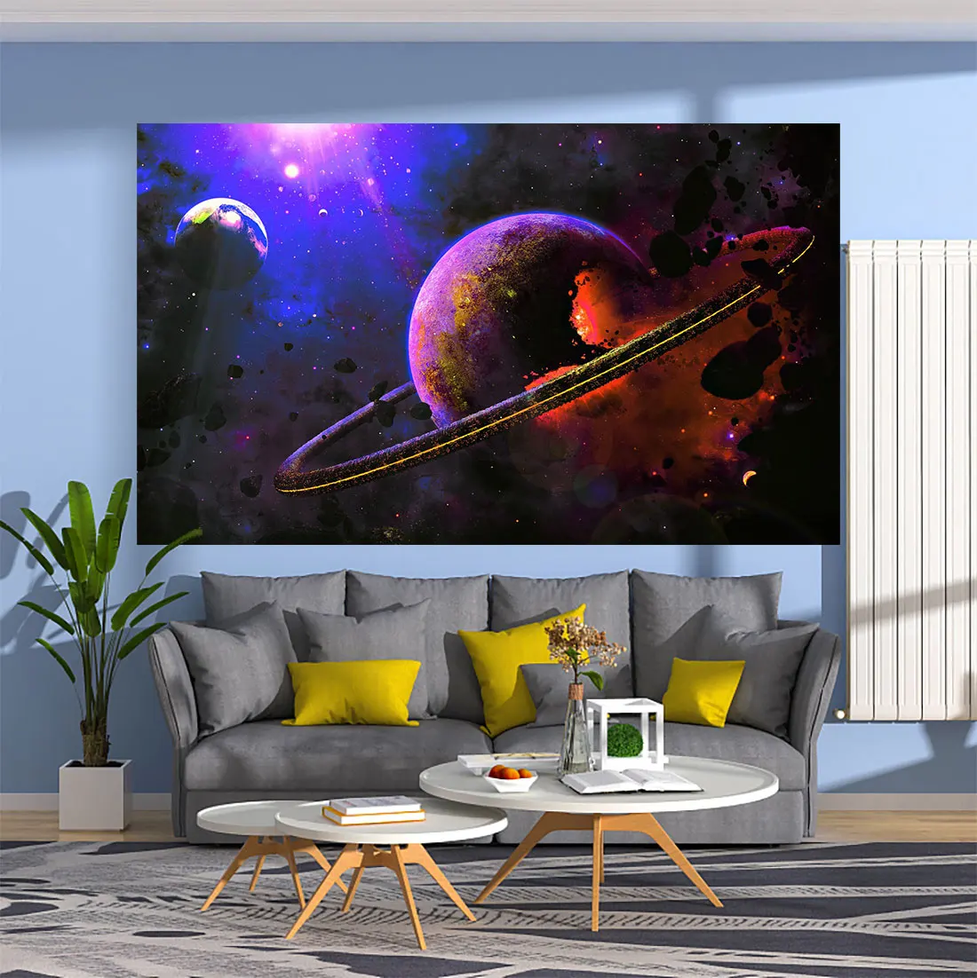 

Cosmic Planets Meme Tapestry Dreamy Background Cloth Wall Hanging Rugs Bedroom Or Dorm Decoration Aesthetic Room Decor