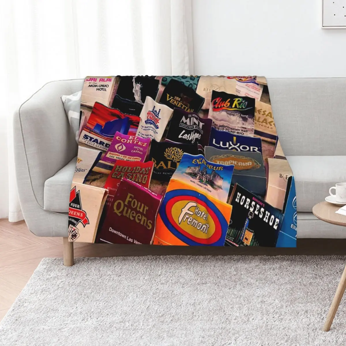 Las Vegas Lights Throw Blanket Sleeping Bag Luxury Throw Decorative Throw Polar Custom Blankets