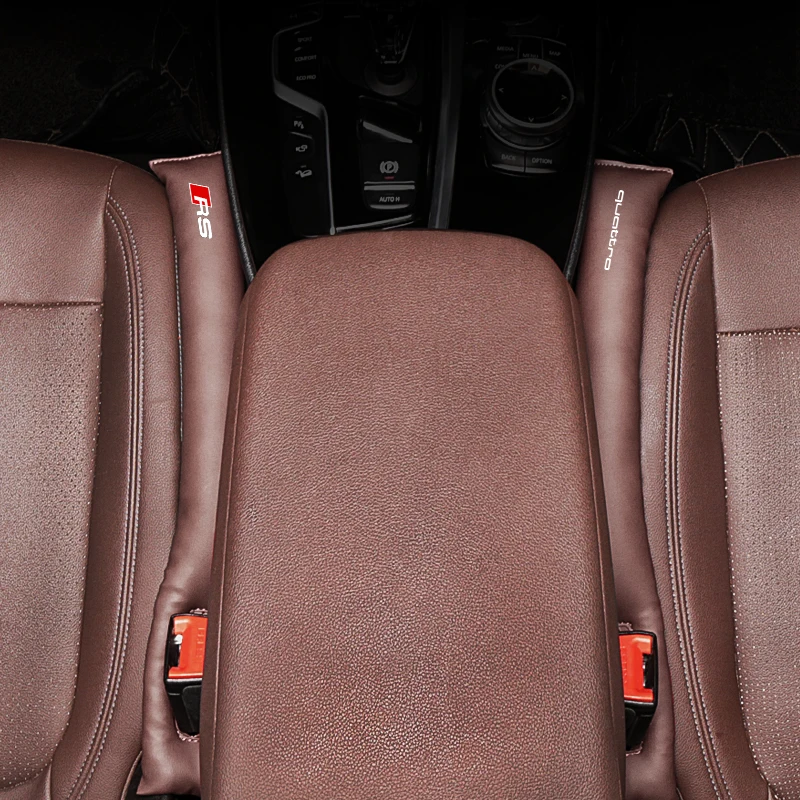 Car Seat Gap Filler PU Leather Soft Side Seam Plug For Audi A4 A1 A3 8P 8L A6 C5 C6 C7 A5 A7 A8 Q3 Q5 Q7 TT S3 S6 Sline Quattro