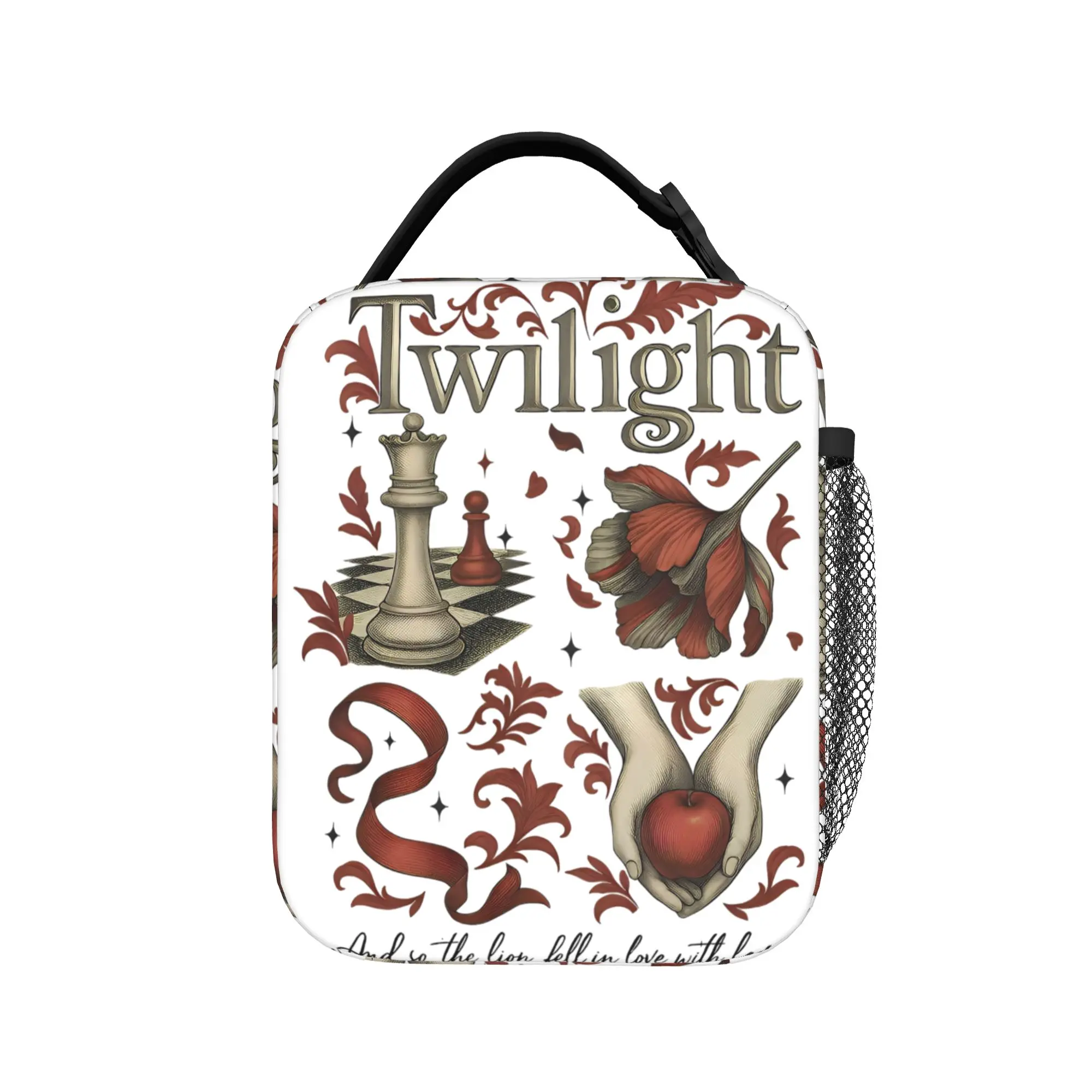 Twilight Saga Movie Book  Insulated Lunch Bags Romance Vampire  Meal Container Thermal Bag Tote Lunch Box School  Picnic Men