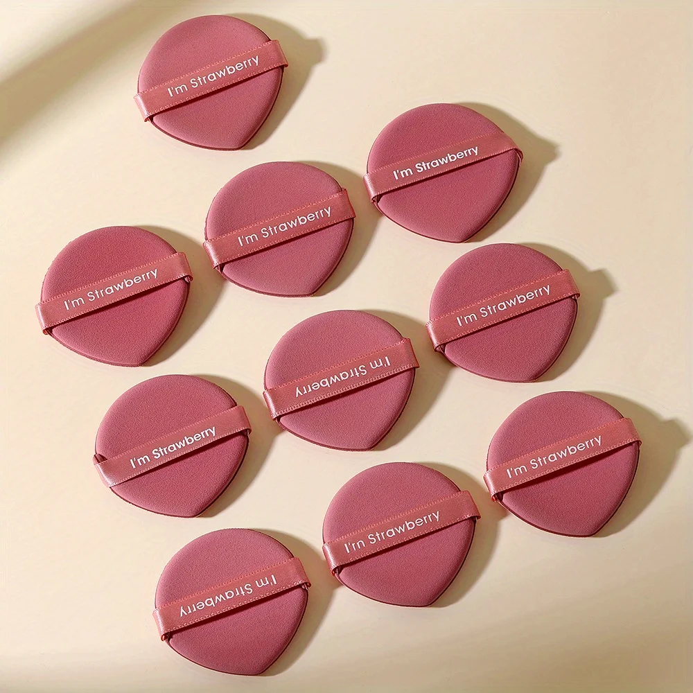 Bouffées de coussin d'air en velours, 10 pièces, hydrophile, sans Latex, pour fond de teint impeccable | Vegan Multi-Pack Tous Types de Peau Essentiel de Voyage