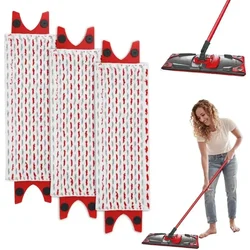 High Quality Microfiber Floor Mop Pads Reusable Flat Spin Mop Cloth Replacement for UltraMax Quick Drying Machine Washabl