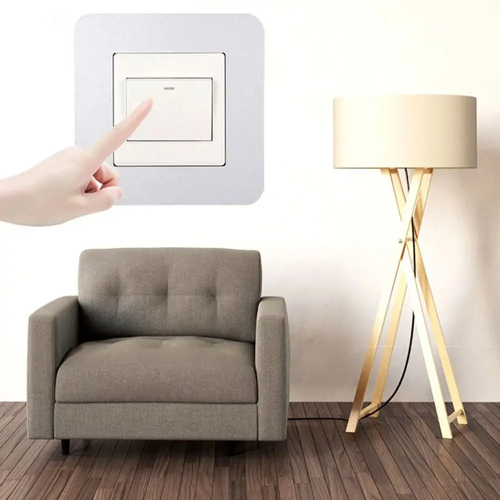 Simple Resin Switch Protective Cover Dustproof Anti-Dirty Dustproof Switch Cover Outlet Wall Sticker Home Decoration