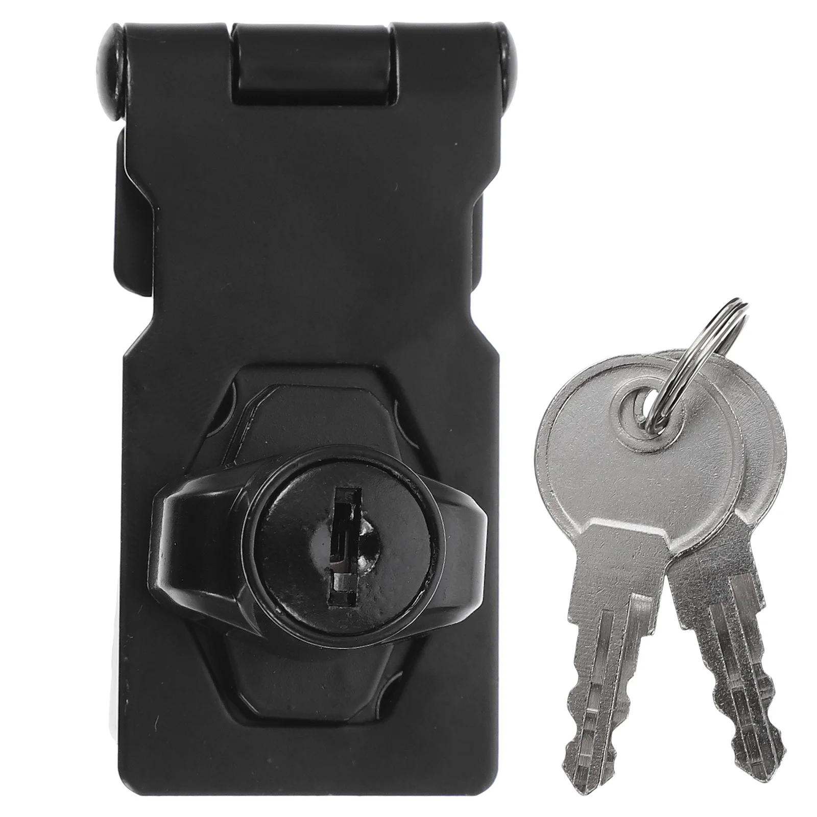 

1Set Zinc Alloy Cabinet Buckle Lock Flexible Practical Lock for Furniture Glass Showcase Door Security Latch Furniture Latch