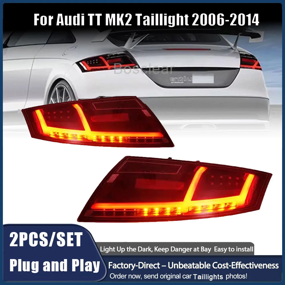 

Car Tail Lamps Modified LED Tail Light Assmebly for Audi TT 2006-2014 Dynamic Turn Signal Lamp Brake Lights LED Auto Accessories