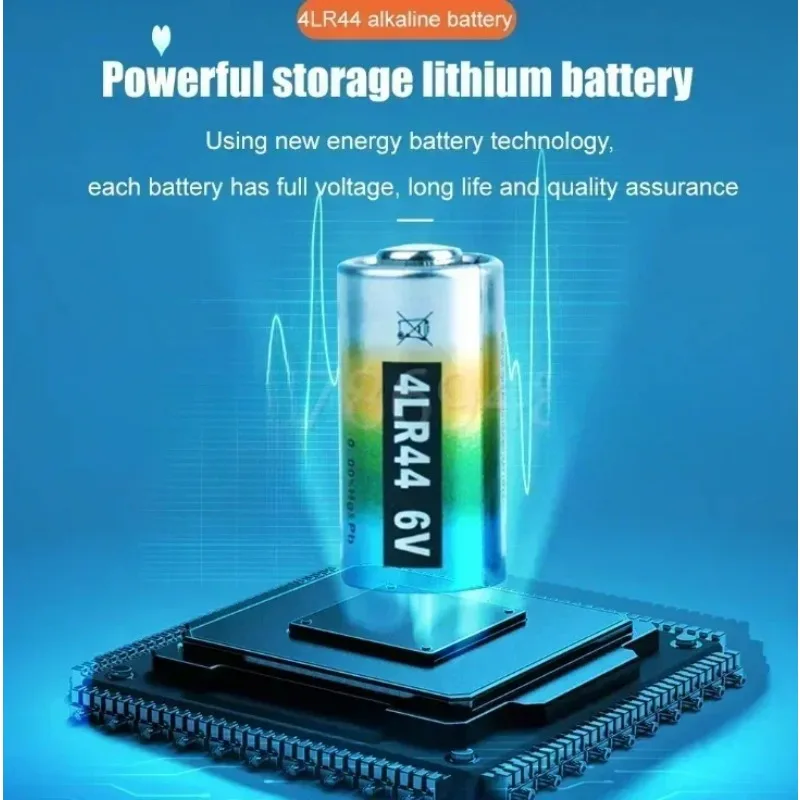 Hot Alkaline Battery 6V 4LR44  (PX28A/L1325/A544/4034PX) - Long Lasting for Beauty Pen,Dog Collars,Remote Control,Doorbells,Toys