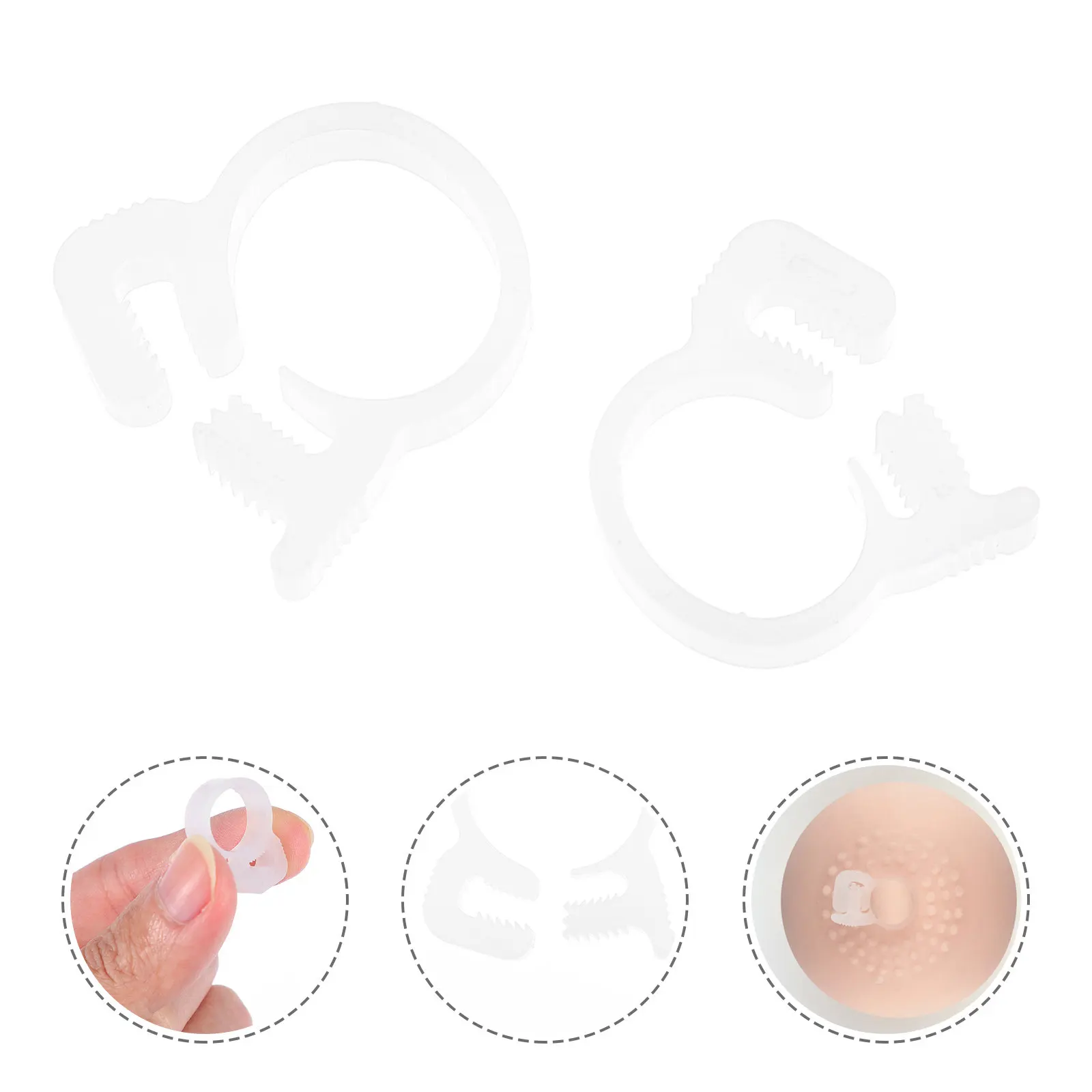 

Набор из 6 корректоров для втянутых сосков, регулируемые зажимы для коррекции, инструмент для женщин и мам