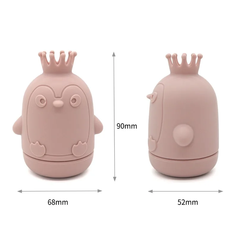 4pcs/Set Baby Shower Cartoon Animal Toys Dinosaur Bathroom Sprinkler Distraction Floating Silicone Bath Toys Soft Bath Toys