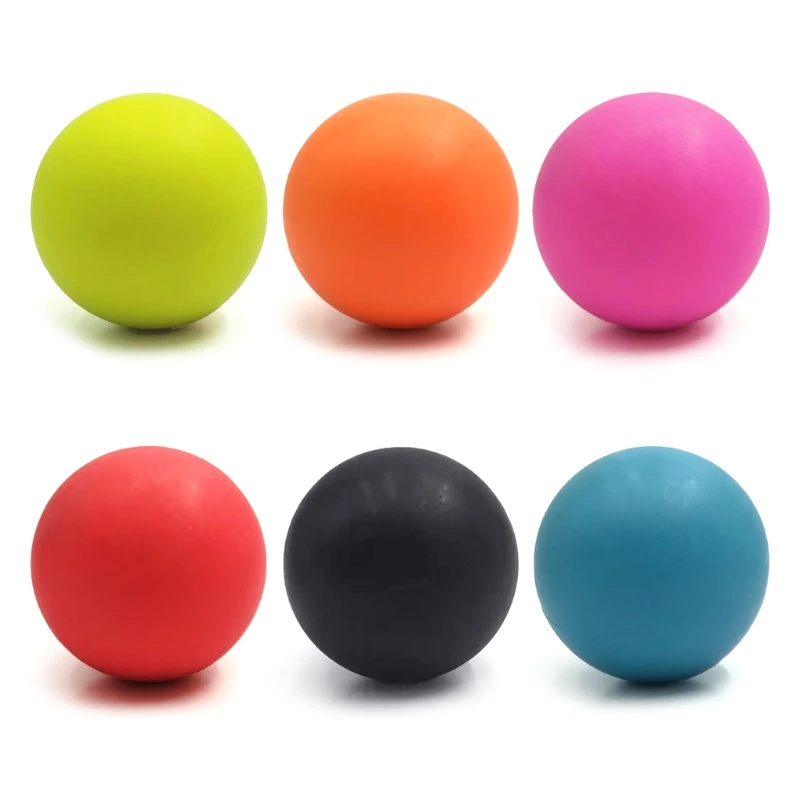 Massage Lacrosse Balls Stress Balls Deep Tissue Massage Ball Trigger Point Therapy Muscle Relax Physical Therapy 6 Color