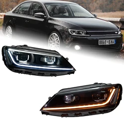 AKD Car Styling Head Lamp for VW Jetta Mk6 LED Headlight 2011-2018 B8 Design Headlights Drl Hid Bi Xenon Automotive Accessories