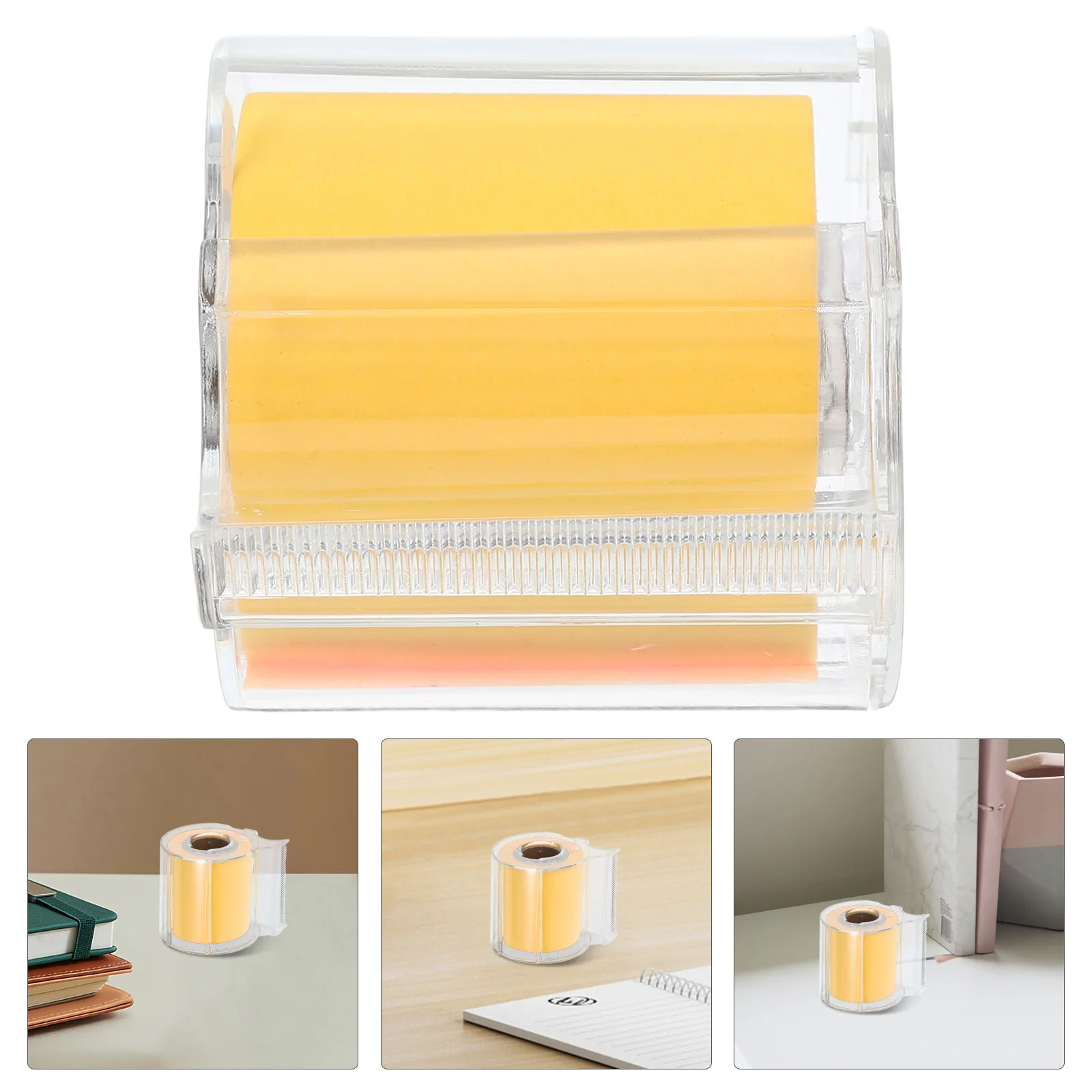 

1 Roll High Adhesion Sticky Notepad Tape Tearable Portable Memo Pad Office Note Reminder Multi-Function Roll Sticky Notepad