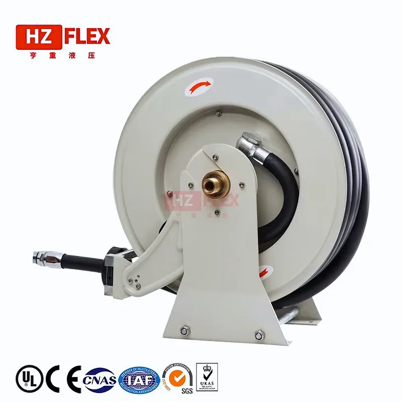 Automatic refueling machine reel retractable reel 6-inch 1 inch 10 m 15 m refueling tube storage reel