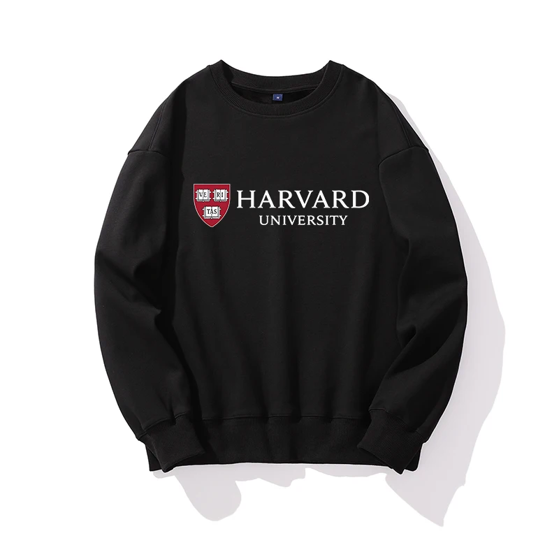 

Harvard University Autumn and Winter Fashion Casual Loose Round Neck For Men Woman Sweatshirt Basic Solid Color High Quality