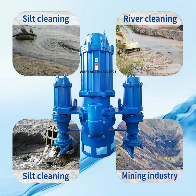 

Насосы для дноуглубительных работ с большой производительностью 300 м³/ч, мощностью 45 кВт, низким уровнем шума, вертикальные центробежные погружные шламовые насосы