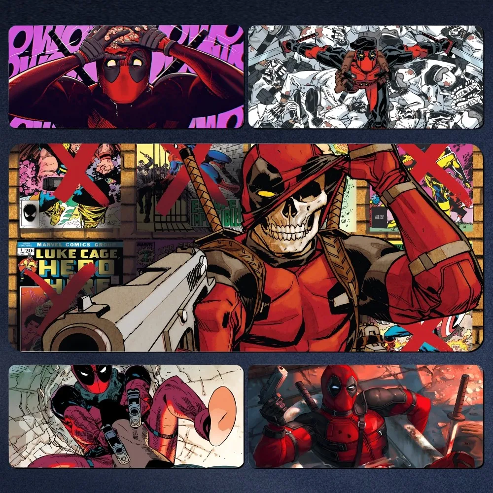 Marvel Deadpool Mousepad Large Gaming Mouse Pad  LockEdge Thickened Computer Keyboard Table Desk Mat