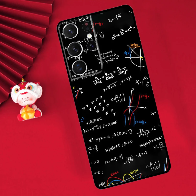 Physic Equations Math Case For Samsung Galaxy S24 Ultra S22 S23 Plus Note 10 Note 20 S8 S9 S10 S20 S21 FE Cover