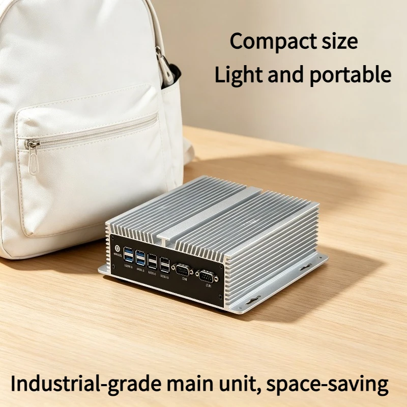Fanless Small Industrial PC, 4th Gen i3 i5 i7, Dual LAN, 2x COM, Low Power Embedded Mini Computer