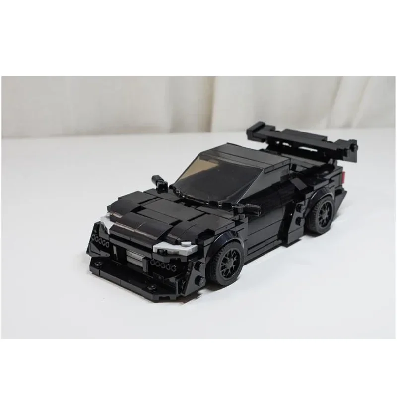 MOC-108131 New Black S15 Supercar Assembly Stitching Model MOC Creative Custom Kids Educational Building Blocks Toy Gift