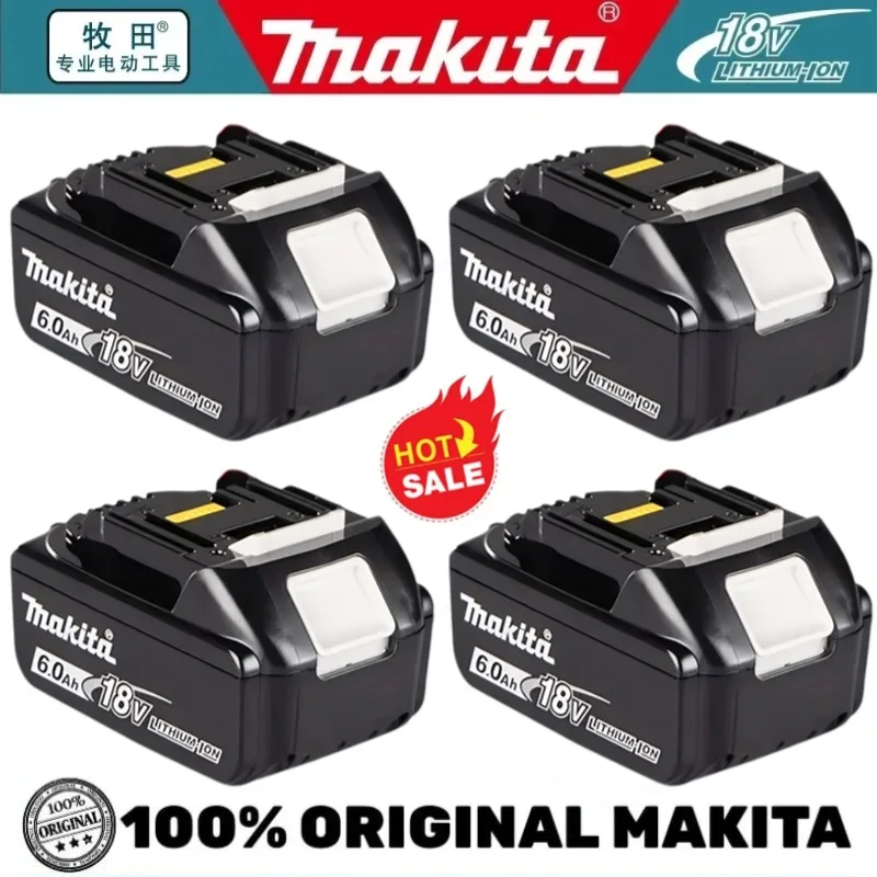 

100% Genuine Makita 6Ah/5Ah/3Ah for Makita 18V Battery BL1840 BL1830B BL1850B BL1850 BL1860 BL1815 Replacement Lithium Battery