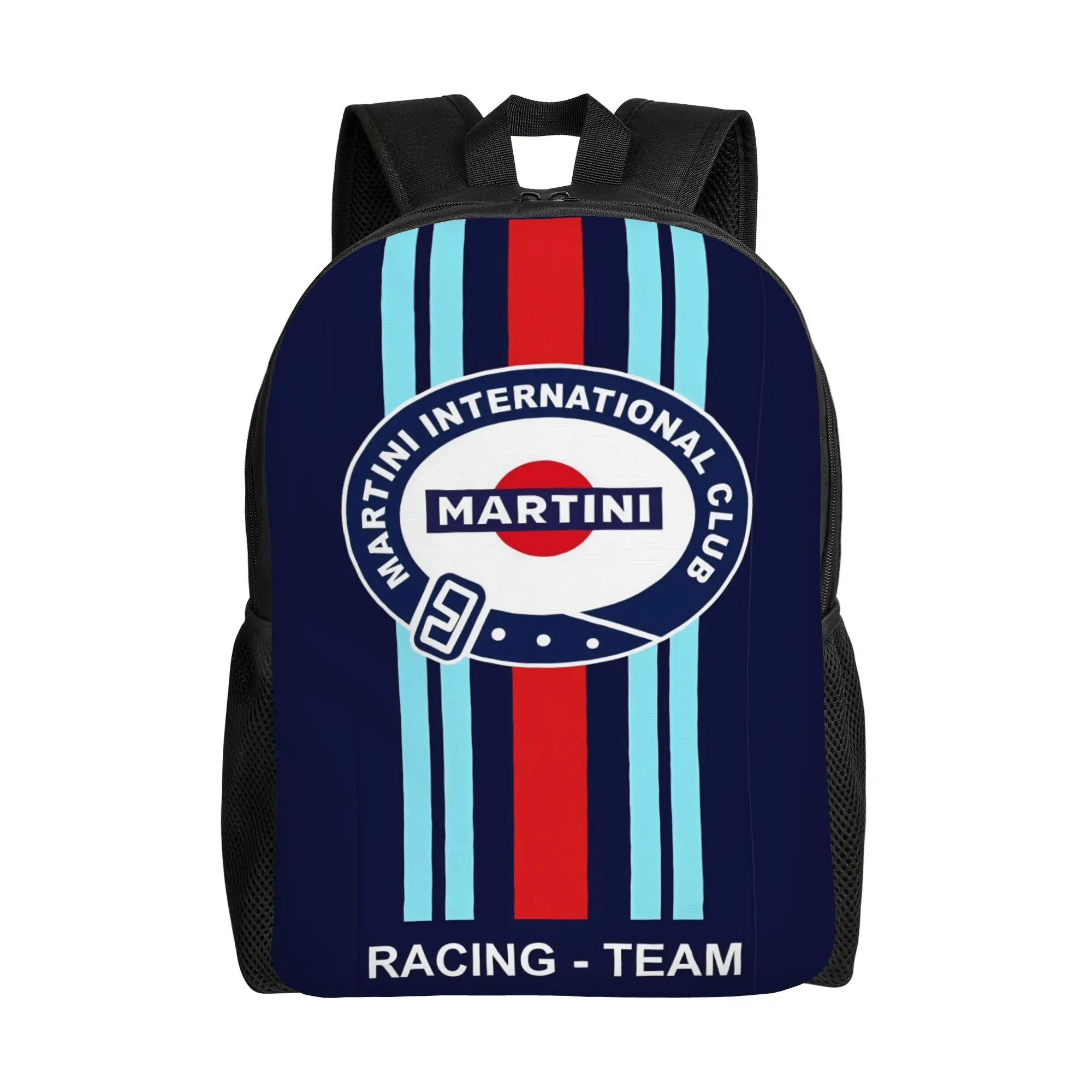 

Школьный рюкзак MMartini International Club Racing Team в полоску, модный женский рюкзак большой вместимости, к началу учебного года